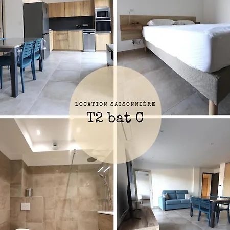 T2 Azur - & Commerces A 200m- Barbecue - Parking - Wifi * Albitreccia